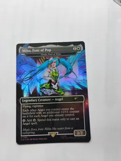 Miku, Font of Pop - Giada, Font of Hope (Rainbow Foil) Secret Lair Drop Foil - Image 1