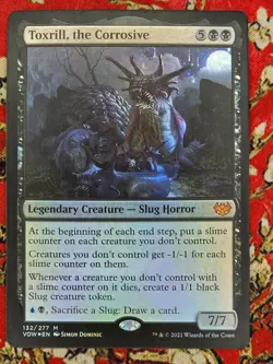 MTG Toxrill, the Corrosive FOIL VOW 132 LP - Innistrad: Crimson Vow Light Play - Image 1