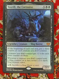 MTG Toxrill, the Corrosive FOIL VOW 132 LP - Innistrad: Crimson Vow Light Play - Image 2