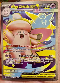 Pokemon: Perfect Order - Mega Clefable ex - 103/88 Hot Card FREE SHIPPING!! - Image 1