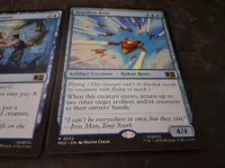 Tony Stark Related Magic Commander Card Lot: Stark's Ingenuity + Repulsor Bots - Image 3