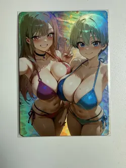 DUAL Marin Kitagawa X Uzaki Anime Waifu Card ACG NSFW - Image 1