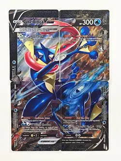 Pokemon TCG SWSH Sword & Shield Greninja V-Union Set Of 4 Promo Cards Holo Foil - Image 1