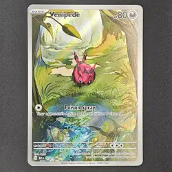 Venipede 132/086 Scarlet & Violet Black Bolt Pokemon Card - Image 1
