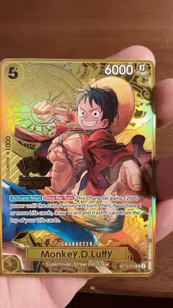 Monkey D. Luffy ST13-015 SR 2nd ANNIVERSARY SET Japanese ONE PIECE Card Game NM - Image 4