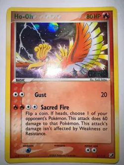 HO-OH 27/115 UNSEEN FORCES FORZE SEGRETE STAMPED CARTA CARD POKEMON ENG - Image 1