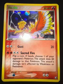 HO-OH 27/115 UNSEEN FORCES FORZE SEGRETE STAMPED CARTA CARD POKEMON ENG - Image 2