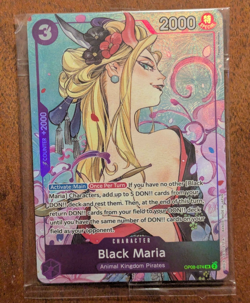 One Piece Promotion Cards #OP08-074 Black Maria (Illustration Box Vol.2) Sealed - Image 1