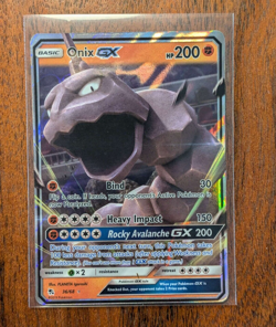 Onix GX - 36/68 - Pokemon Hidden Fates Sun & Moon Ultra Rare Card NM - Image 1