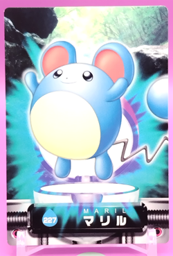 Marill Pokemon Card Zukan Advanced Generation Japanese Nintendo Rare No.227 a - Image 1