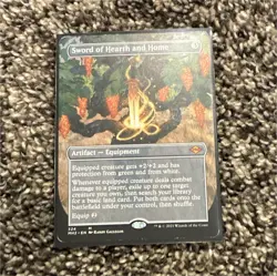 Magic: The Gathering 3-Card Sword Lot: Hearth and Home + English - Image 1