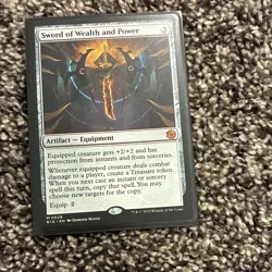 Magic: The Gathering 3-Card Sword Lot: Hearth and Home + English - Image 2