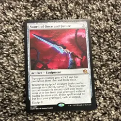 Magic: The Gathering 3-Card Sword Lot: Hearth and Home + English - Image 3