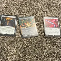 Magic: The Gathering 3-Card Sword Lot: Hearth and Home + English - Image 4