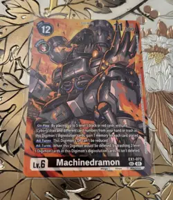 Digimon Card Game Machinedramon Alternate Art Foil EX1-073 - Image 1