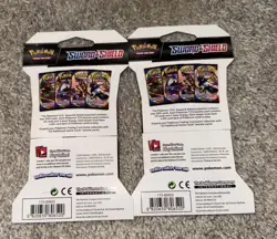 2 Pokemon Sword and Shield Trading Card Game Booster Pack 820650806520 - Image 2