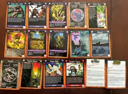 Rage Werewolf the Apocalypse CCG War of the Amazon / Wrym 13 card lot, 1 rare - Image 1