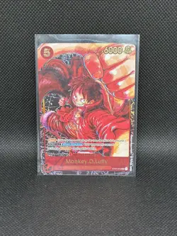 One Piece Card Monkey D.Luffy ST01-012 OP05 1st Anniversary English LP - Image 1