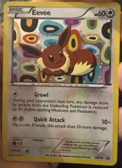 Eevee BW94 Black Star Promo Holo Foil Pokemon Card - Image 1