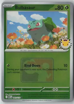 Holofoil Bulbasaur (Pokemon Day 2026) 001/132 NM Miscellaneous Cards & Products - Image 1
