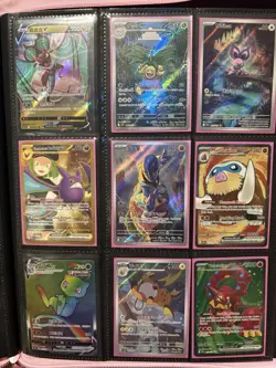 100+ Full Art and Cute Card Pokemon TCG Binder Lot Collection - Image 1