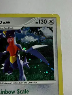HP Garchomp 9/123 Holo Mysterious Treasures Pokemon card English - Image 3