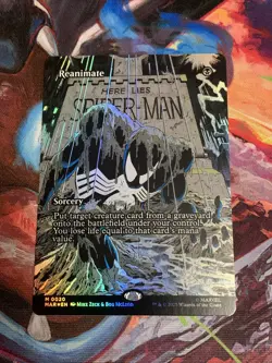 MTG Reanimate (Borderless) Marvel Universe Eternal-Legal Foil Mythic Rare MTG - Image 1