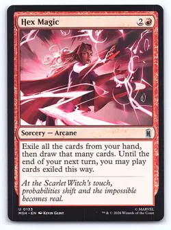 Hex Magic 133 Uncommon Marvel Super Heroes Magic: The Gathering Near Mint - Image 1