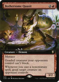 MTG: Battle for Baldur's Gate Bothersome Quasit (Extended Art) 628 LP - Image 2