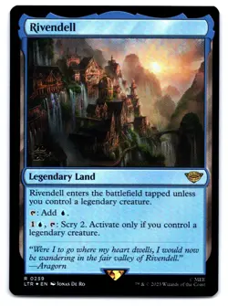 Rivendell 259 The Lord of the Rings Magic: The Gathering Foil NM - Image 1