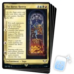 THE HORUS HERESY X4 Warhammer 40,000 Magic MTG MINT CARD - Image 1