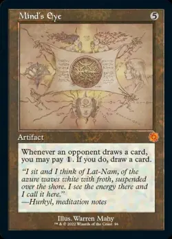 MTG Mind's Eye - Retro Schematic, Light Play, English The Brothers' War - Retro - Image 1