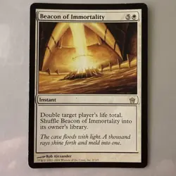 🌴WOTC VINTAGE MTG - Beacon of Immortality - Fifth Dawn - Image 1