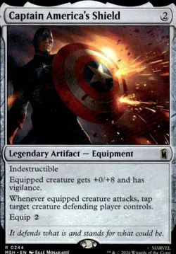 Captain America's Shield R Marvel Super Heroes 244 NM - Image 1
