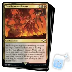 THE RUINOUS POWERS X4 Warhammer 40,000 Magic MTG MINT CARD - Image 1