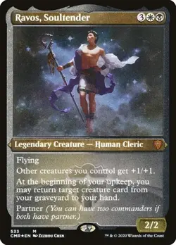 Ravos, Soultender - Foil Etched Commander Legends LP MTG - Image 1