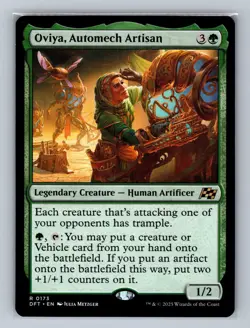 Oviya, Automech Artisan 173 Regular Rare Aetherdrift Magic: The Gathering NM - Image 1