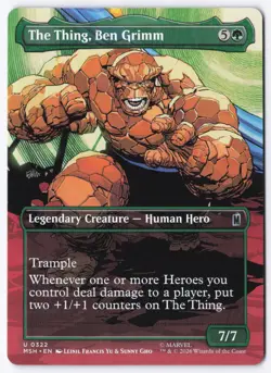 The Thing, Ben Grimm (Borderless) 322 Marvel Super Heroes - Image 1