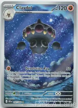 Claydol 092/086 Holo Illustration Rare Chaos Rising Pokemon Holo Near Mint - Image 1