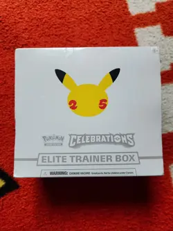 Pokemon TCG Celebrations Elite Trainer Box ETB 25th Anniversary 2021 Sealed! Dam - Image 1