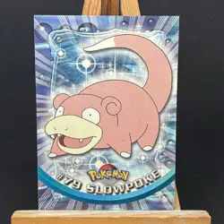 #79 Slowpoke - 2000 Topps Pokemon TV Animation Series 2 Silver Holo - LP - Image 1