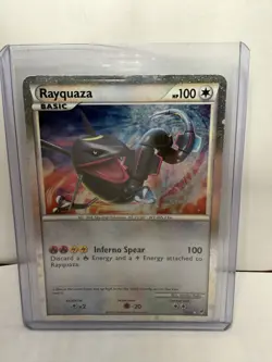 Rayquaza (Shiny) SL10 Call of Legends Holo Pokemon TCG - Image 1