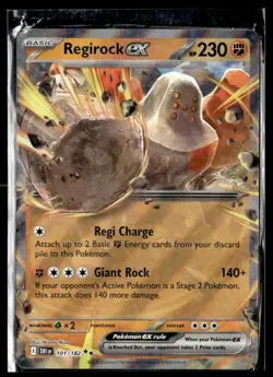 2025 Scarlet & Violet Series - Destined Rivals Regirock ex Double Rare #101 - Image 1