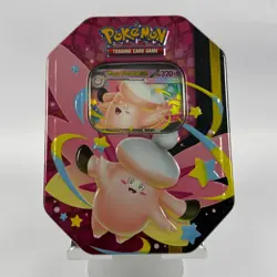 Pokemon TCG Mega Moonlit Tin Clefable ex English 2025 New Sealed - Image 1