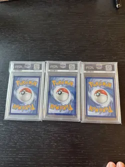 POKEMON FIRST PARTNER ILLUSTRATION PSA 10 SEQUENTIAL SET 37 38 39 Kanto Starters - Image 2