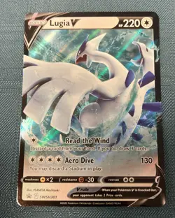 Pokemon 2023 Lugia V SWSH301 Sword & Shield Promo Holo ENG NM - Image 1