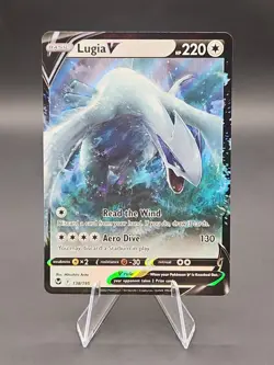 Pokemon TCG Sword & Shield Silver Tempest Lugia V 138/195 - Image 1