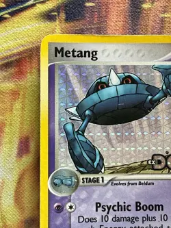 Metang MP Ex Deoxys Reverse Holo Rare 40 Pokemon Stamped 2005 x4z vq0 76z - Image 3