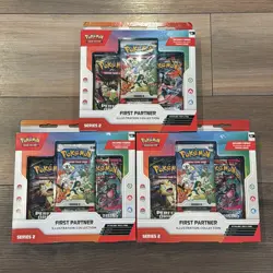 Pokemon TCG First Partner Illustration Collection Series 2 Lot Of 4 Boxes NEW - Image 1
