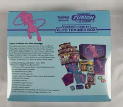 Pokemon TCG Fusion Strike Pokemon Center Elite Trainer Box Mew English 2021 - Image 2